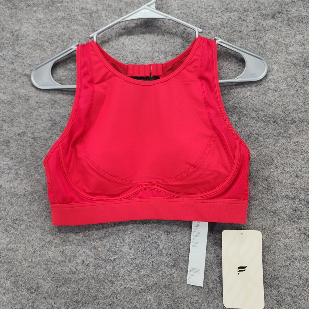 Fabletics Sports Bra Womens Small 4-6 Blare High Impact Red